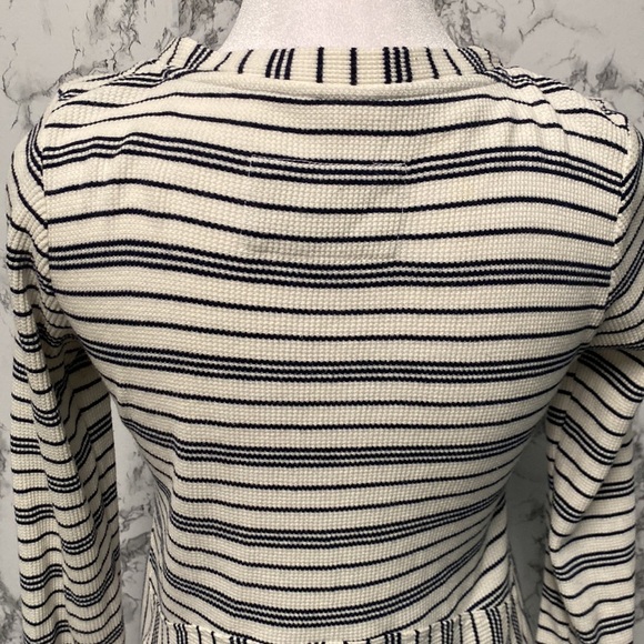 Maeve Anthropologie Eliza Henley Babydoll Women's Tunic Striped Size XS - Picture 8 of 12